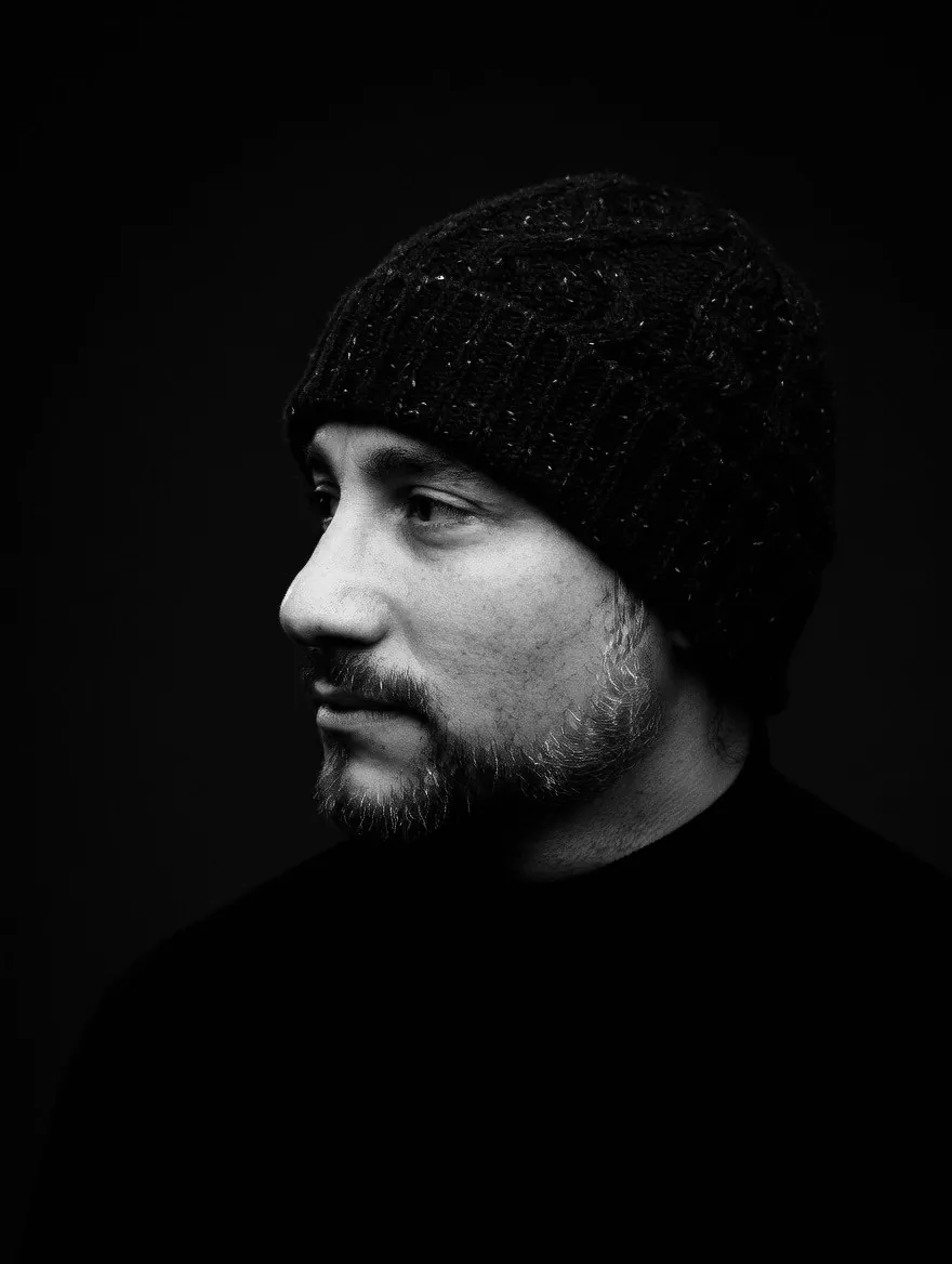 Studio portrait, profile